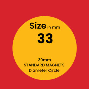STANDARD MAGNETS 30mm Diameter Circle